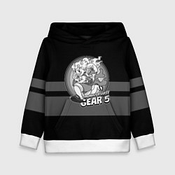 Детская толстовка Luffy gear 5 - старый мультфильм