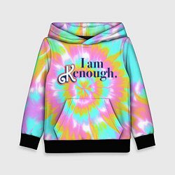 Детская толстовка I am Kenough - retro tie-dye