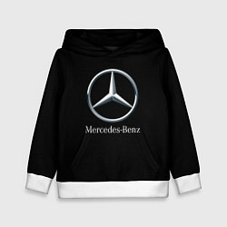 Толстовка-худи детская Mercedes-benz sport auto, цвет: 3D-белый