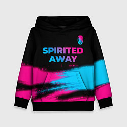 Детская толстовка Spirited Away - neon gradient: символ сверху