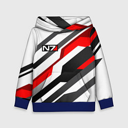 Детская толстовка Mass effect - white uniform n7