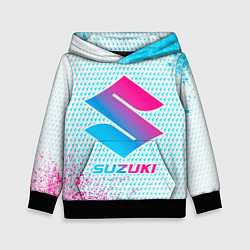 Детская толстовка Suzuki neon gradient style