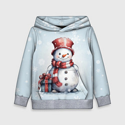 Детская толстовка New Years cute snowman