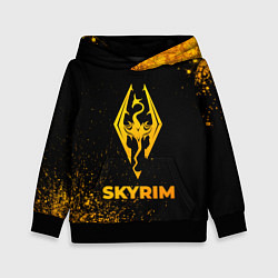 Детская толстовка Skyrim - gold gradient