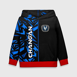 Толстовка-худи детская Changan - blue uniform, цвет: 3D-красный