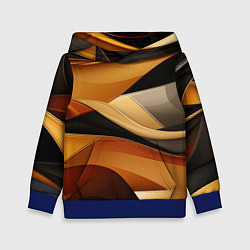 Детская толстовка Желтая и черная абстракция