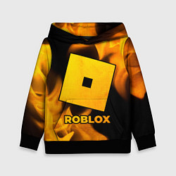 Детская толстовка Roblox - gold gradient