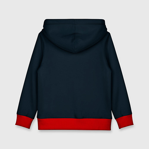 Детская толстовка Новогодний ти рекс / 3D-Красный – фото 2