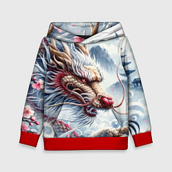 Детская толстовка Свирепый японский дракон - искусство