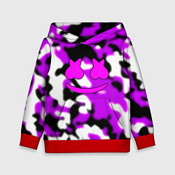 Детская толстовка Marshmello camo