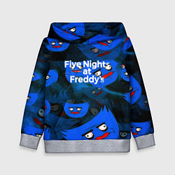 Толстовка-худи детская Huggy Wuggy x Five Nights at Freddys, цвет: 3D-меланж