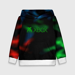 Толстовка-худи детская Xbox fire microsoft, цвет: 3D-белый