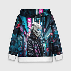 Детская толстовка Тинейджер в кибернетическом шлеме