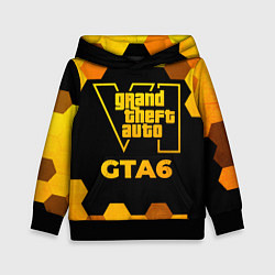 Детская толстовка GTA6 - gold gradient