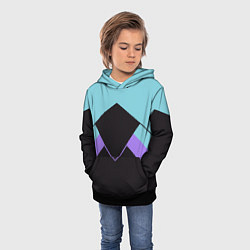 Толстовка-худи детская Ретро олимпийка, цвет: 3D-черный — фото 2