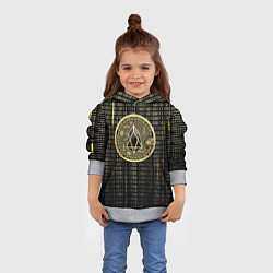 Толстовка-худи детская Eos крипта, цвет: 3D-меланж — фото 2