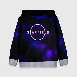 Детская толстовка Starfield тёмное небо из игры