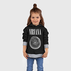 Толстовка-худи детская Nirvana Inferno, цвет: 3D-меланж — фото 2
