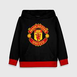 Толстовка-худи детская Manchester United fc club, цвет: 3D-красный