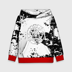 Толстовка-худи детская Silent hill logo краски, цвет: 3D-красный