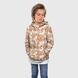 Толстовка-худи детская Деньги - купюры в 5 тысяч рублей, цвет: 3D-белый — фото 2