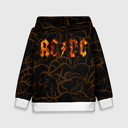 Детская толстовка Acdc back абстракция