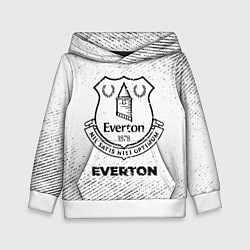 Детская толстовка Everton с потертостями на светлом фоне