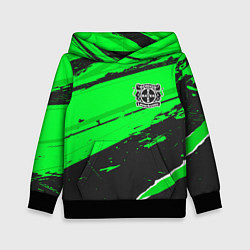 Детская толстовка Bayer 04 sport green