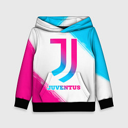 Детская толстовка Juventus neon gradient style