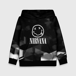 Детская толстовка Nirvana текстура рок