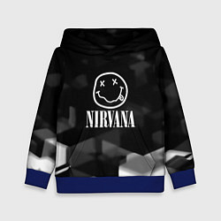 Детская толстовка Nirvana текстура рок