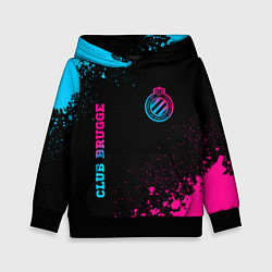 Детская толстовка Club Brugge - neon gradient вертикально