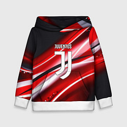 Толстовка-худи детская Juventus geometry sport line, цвет: 3D-белый