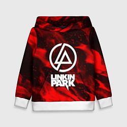 Детская толстовка Linkin park красный огонь