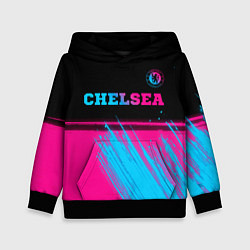 Детская толстовка Chelsea - neon gradient посередине