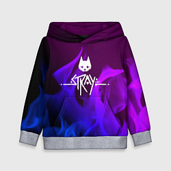 Детская толстовка Stray неоновый огонь