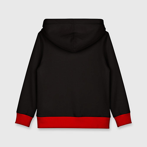 Детская толстовка Маленькое сердце / 3D-Красный – фото 2