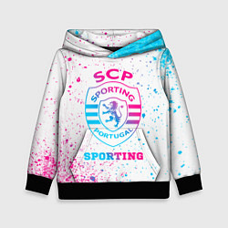 Детская толстовка Sporting neon gradient style