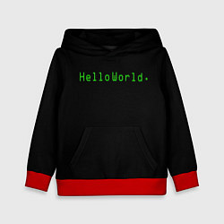 Детская толстовка Hello world