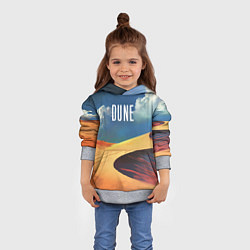 Толстовка-худи детская Sands - Dune, цвет: 3D-меланж — фото 2