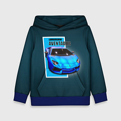 Детская толстовка Спортивная итальянская машина Lamborghini Aventado