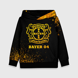 Детская толстовка Bayer 04 - gold gradient