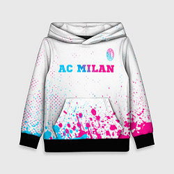 Детская толстовка AC Milan neon gradient style посередине