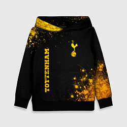 Детская толстовка Tottenham - gold gradient вертикально