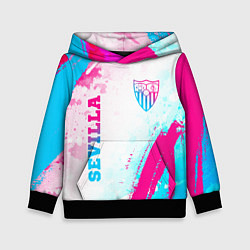 Детская толстовка Sevilla neon gradient style вертикально