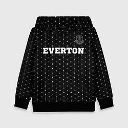 Детская толстовка Everton sport на темном фоне посередине