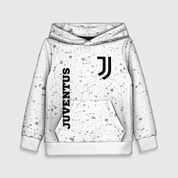 Толстовка-худи детская Juventus sport на светлом фоне вертикально, цвет: 3D-белый