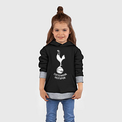 Толстовка-худи детская Тоттенхэм футбольный клуб спорт, цвет: 3D-меланж — фото 2