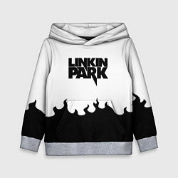 Толстовка-худи детская Linkin park rock fire, цвет: 3D-меланж