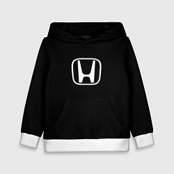 Детская толстовка Honda white logo